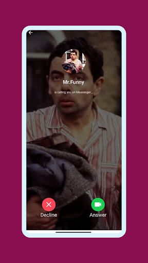 Fake Video Call - Mr.Bean Screen 3