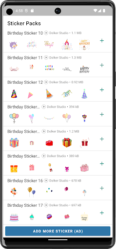 Happy Birthday Gif WASticker