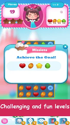Sweet Story Match 3 Adventure - Screenshot 2