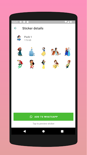 Princess Stickers Screenshot