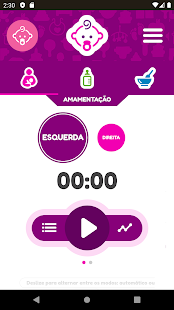 Visualização do aplicativo