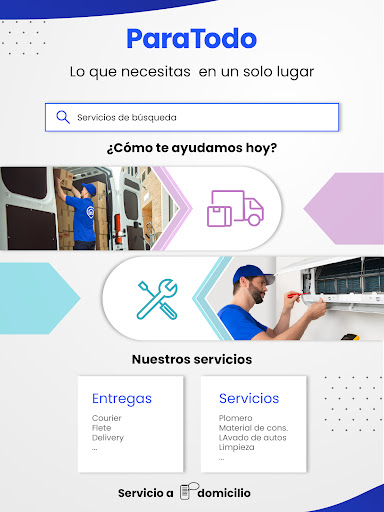 Android application ParaTodo screenshort