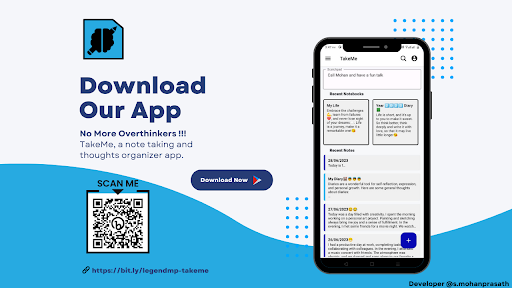 Android application TakeMe - take notes & organize screenshort