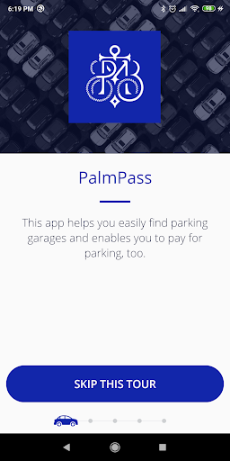 Android application PalmPass screenshort