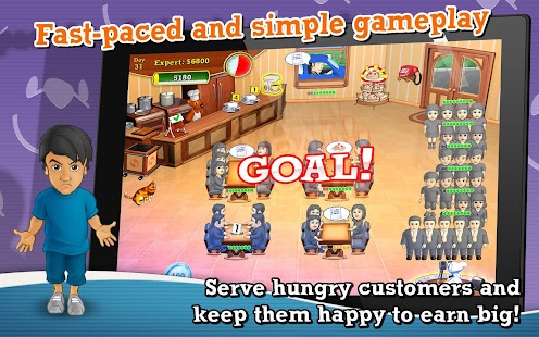 Lunch Rush HD Restaurant Games Screenshot