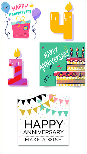 Anniversary Stickers for Whats Screen 2