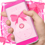 Pink Bow Locker Theme icon