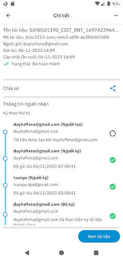 Android application SCA Mobile screenshort