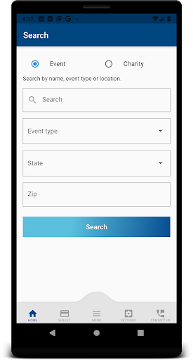 Android application CFC Giving screenshort