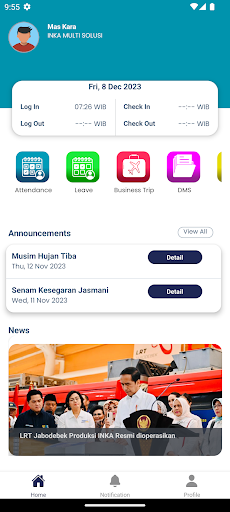 IMS Mobile Service Screen 3