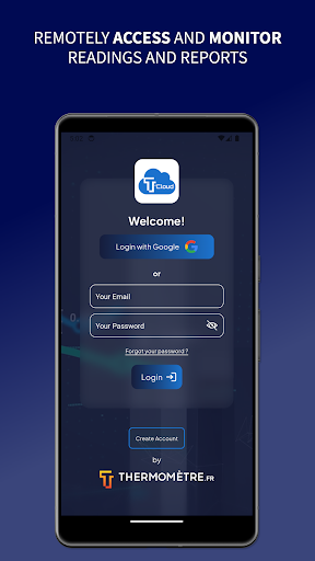 Android application Thermomètre.fr screenshort