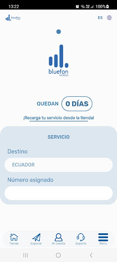 Bluefon Mobile Screen 2