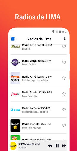 Radios de Lima Peru Screen 2