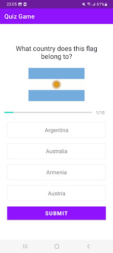 Alphabet Quiz Screen 3