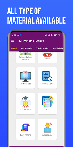 Exam Results PK Screen 3
