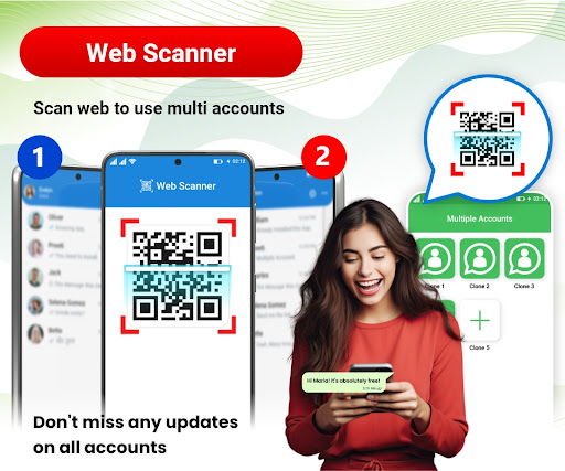 Android application WebScan Tool - QR Scanner screenshort