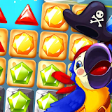 Pirate Treasures - Jewel & Gems Puzzle Pop icon