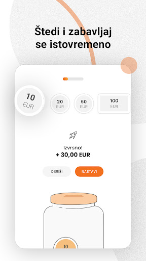 PBZ mobile banking application Screen 3