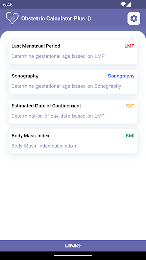 Obstetric Calculator Plus Screen 2
