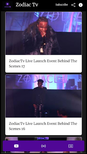 Android application Zodiac TV screenshort