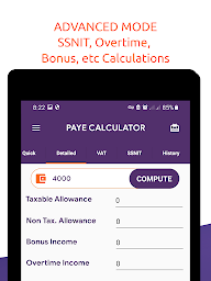 Ghana PAYE - VAT SSNIT Payroll