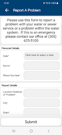 Blount County Water Authority Screen 3
