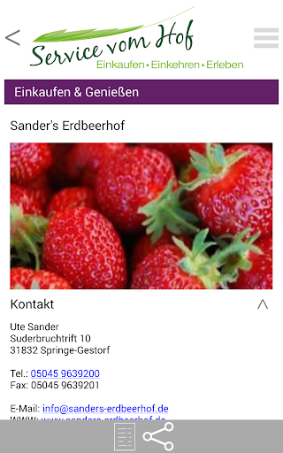 Service vom Hof Screen 3