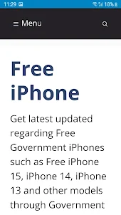 Freee Government iPhone