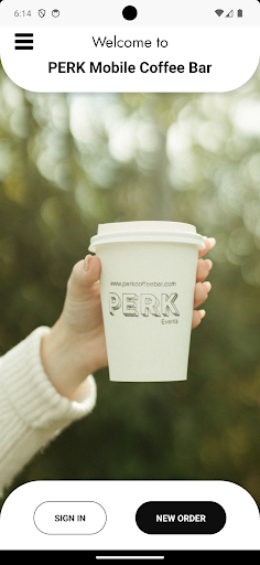 PERK Mobile Coffee Bar Screen 2