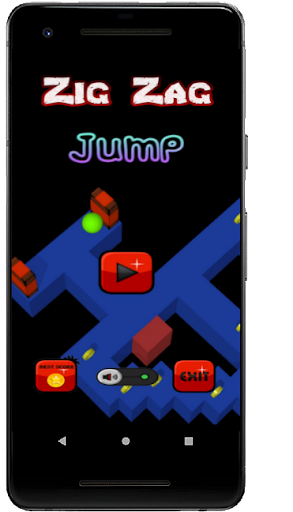 Android application Zig Zag Jump screenshort