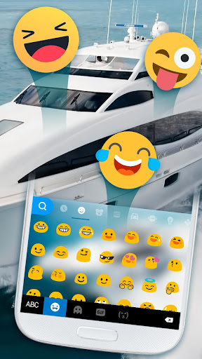 Boat Sea Holiday Keyboard Them Screen 3