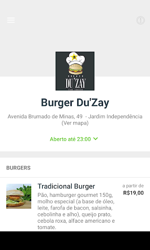 Android application Burger Du Zay screenshort