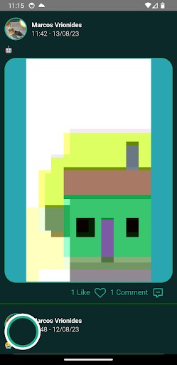 Android application Connect screenshort