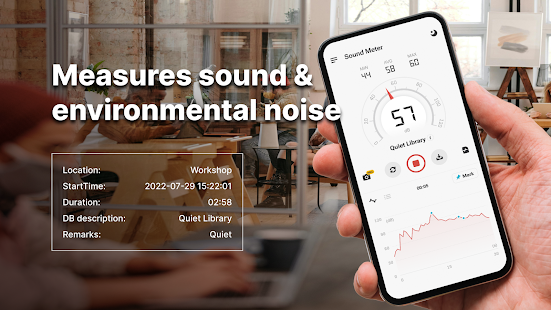 Audio at noise meter Screenshot