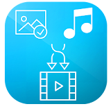 photo video maker with music B icon