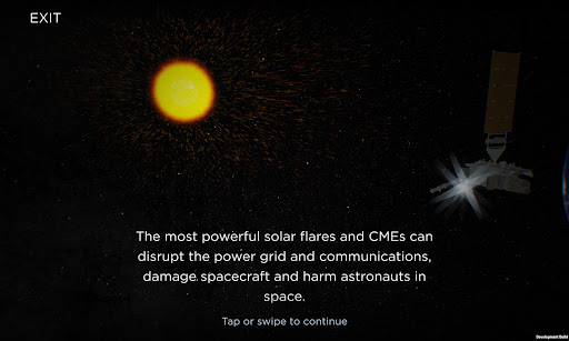 Screenshot of WeatherSats AR