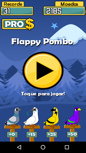 Android application Flappy Pombo PRO screenshort