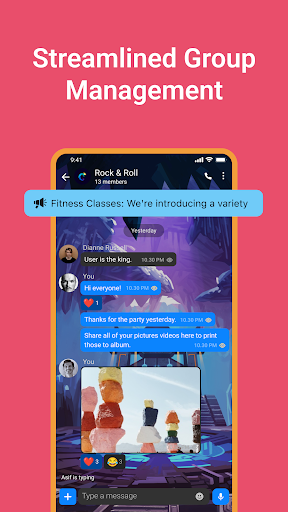 CommChat Messenger & Calls Screen 3