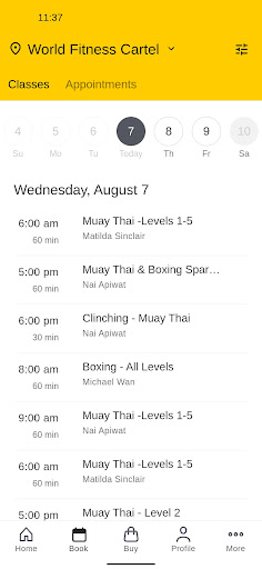 World Fitness Cartel Screen 2