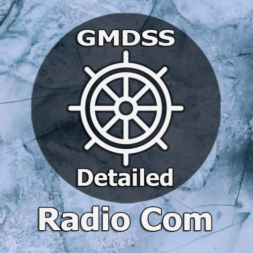 GMDSS. Radio communication CES logo