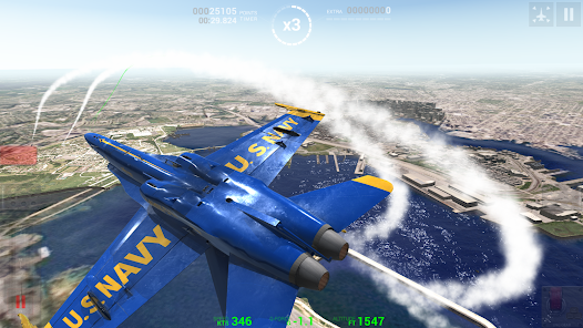 Captura de Pantalla 3 Blue Angels: Aerobatic Flight  android