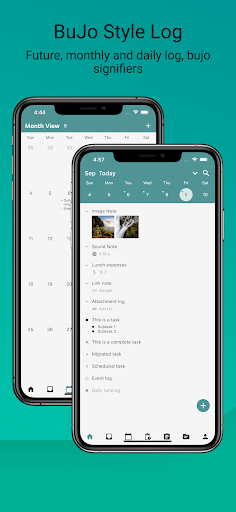 Android application Bullet: Bullet Journal & Diary screenshort