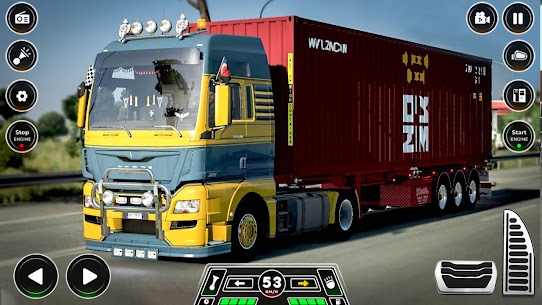 يورو شاحنة سائق شاحنة بضائع 1
