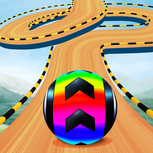 Sky Parkour Run: Ball Game Logo