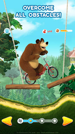 Masha and the Bear: Climb Racing and Car Games  screenshots 3