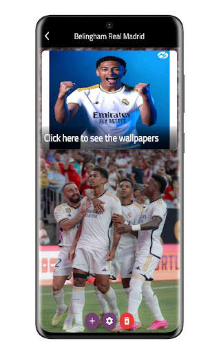 Android application Belingham RealMadrid Wallpaper screenshort