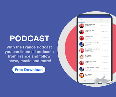 France Podcast | Free Podcasts, All Podcasts 1.0.9 APK + Mod (Unlimited money) إلى عن على ذكري المظهر