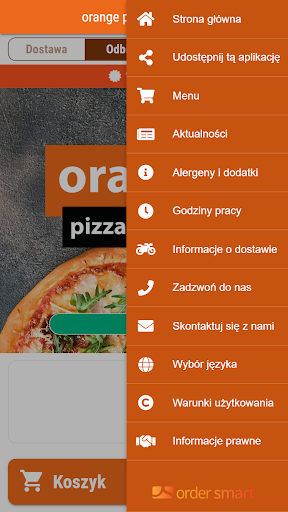 orange pizza & burgers Screen 2