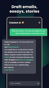 Chatbot AI - Ask and Chat AI Capture d'écran