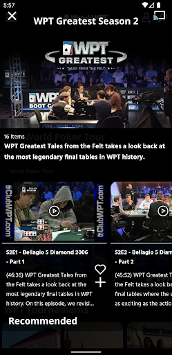 WatchWPT - World Poker Tour TV Screen 3